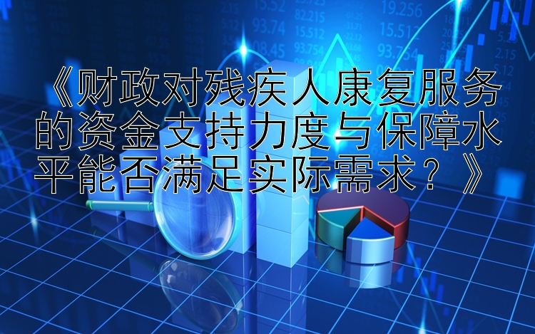 《财政对残疾人康复服务的资金支持力度与保障水平能否满足实际需求？》